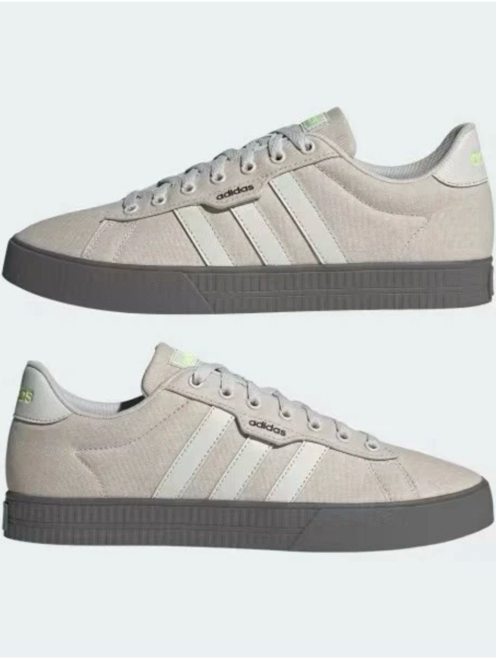 adidas Men's Light Gray Low-Top Sneakers